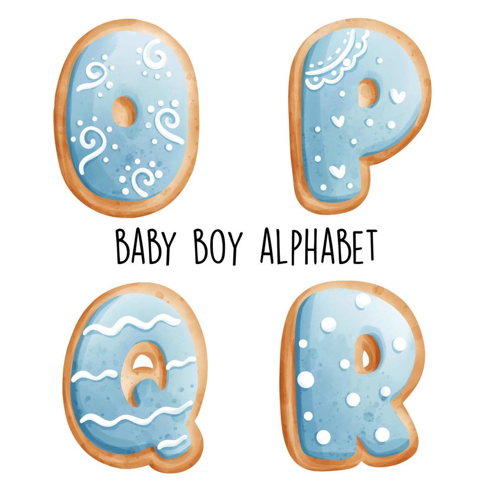 Baby-Alphabet. Vektor-Illustration vektor