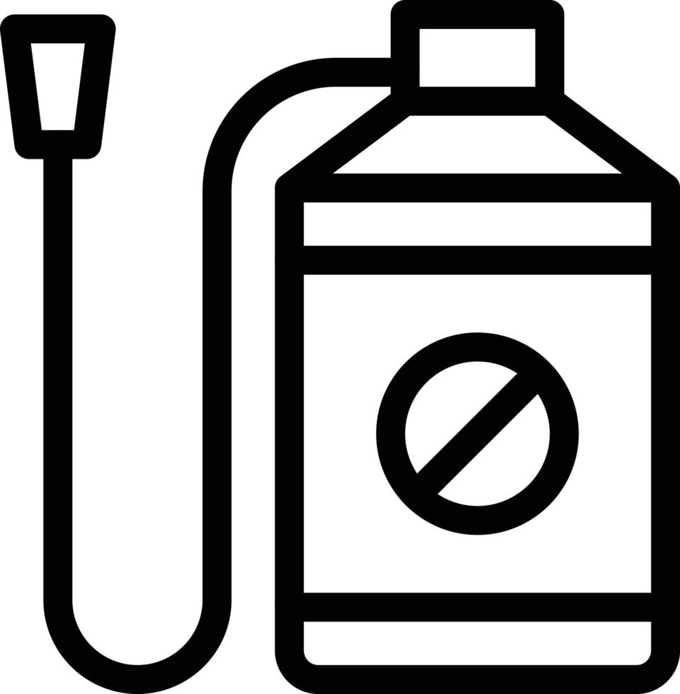 Sprayer-Vektorillustration auf einem Hintergrund. Premium-Qualitätssymbole. Vektorsymbole für Konzept und Grafikdesign. vektor