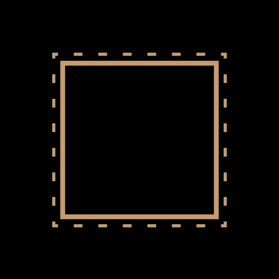 boho minimalistisk beige guldsymbol siluett. boho affisch utskrift mall. boho grafiskt element ikon mönster bakgrund vektor