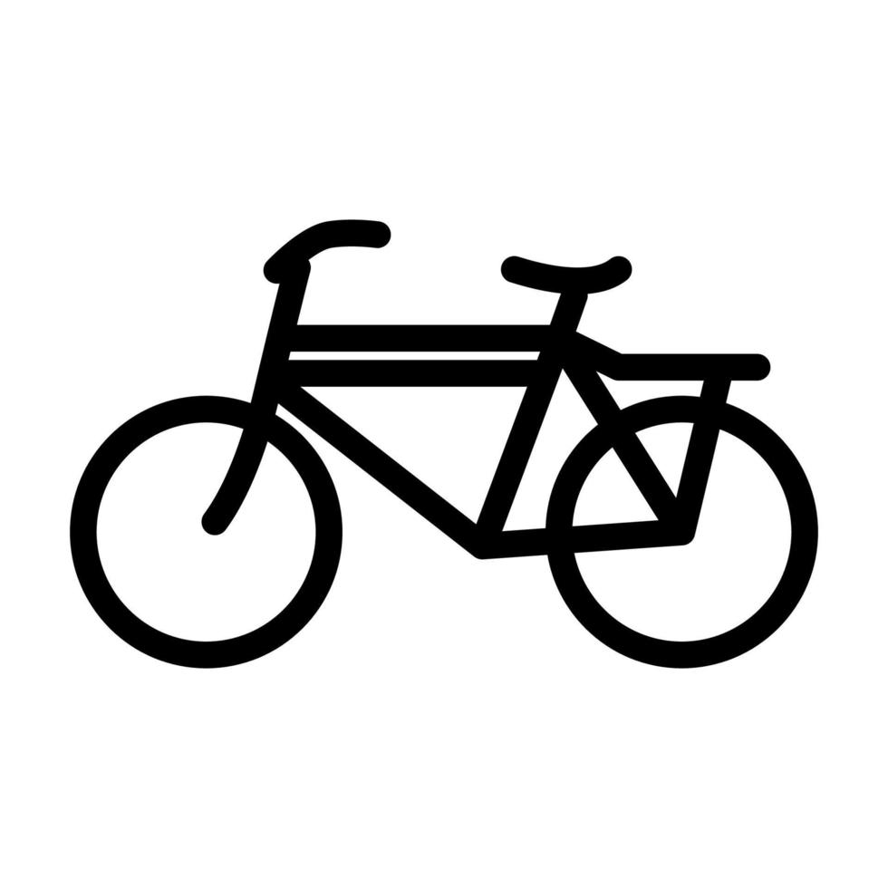 Abbildung Vektorgrafik Fahrrad-Symbol vektor