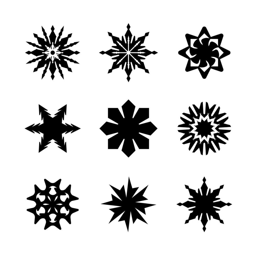 Schnee-Icon-Vektorgrafiken, -Icons und -Grafiken vektor