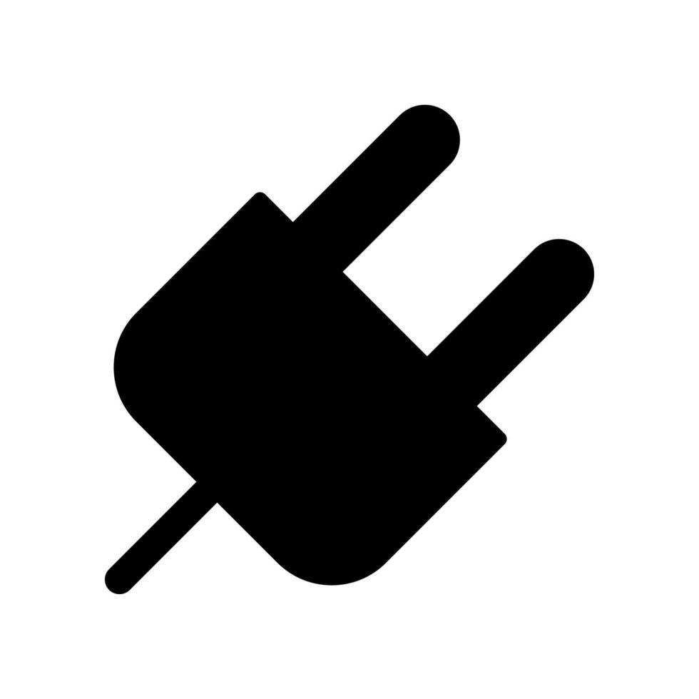 Abbildung Vektorgrafik Plug-in-Symbol vektor