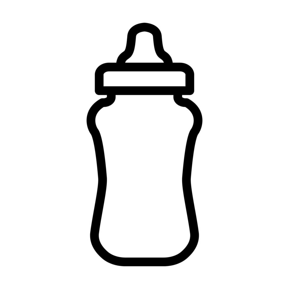 Abbildung Vektorgrafik Milchflasche Symbol vektor