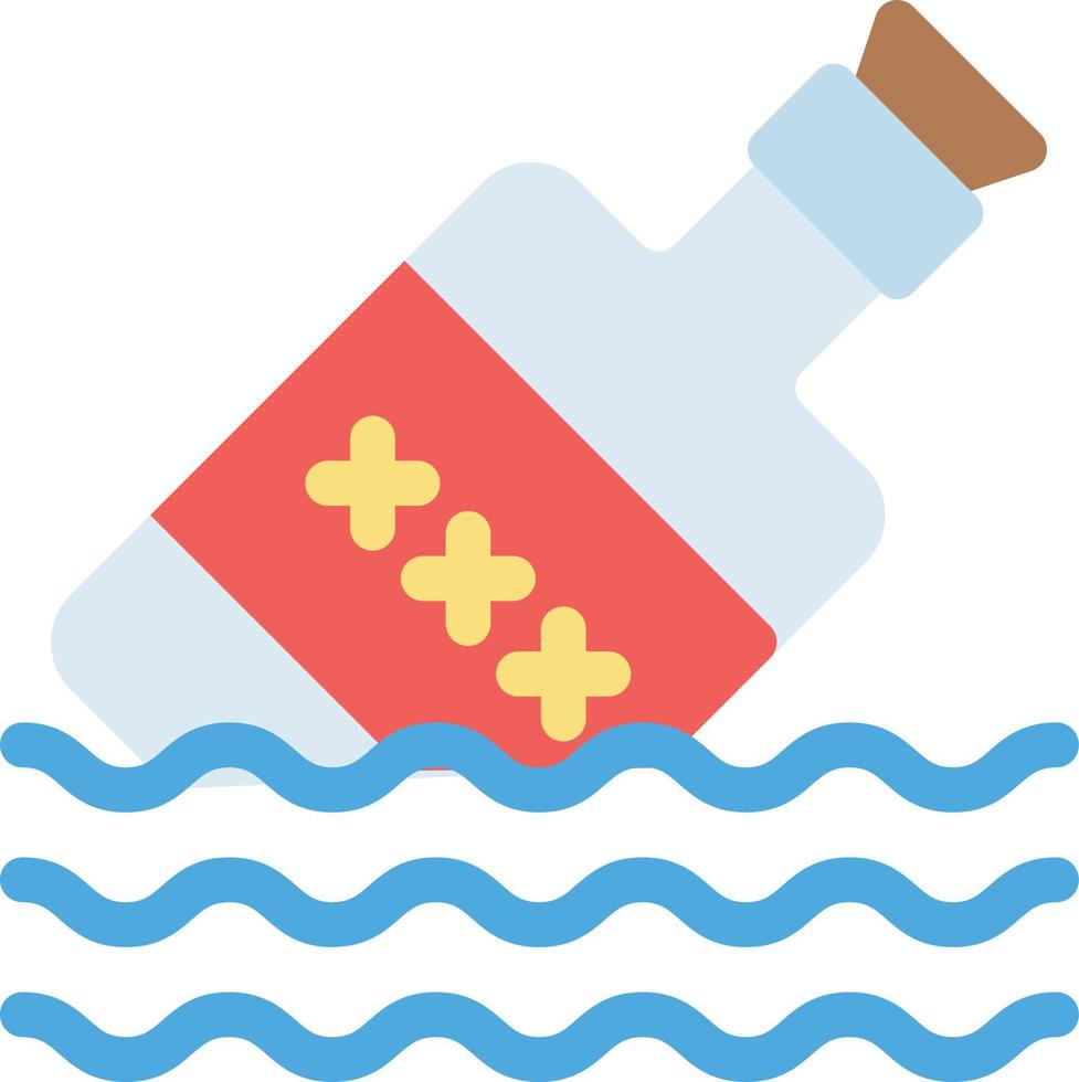 flaska havet vektor illustration på en bakgrund. premium kvalitet symbols.vector ikoner för koncept och grafisk design.