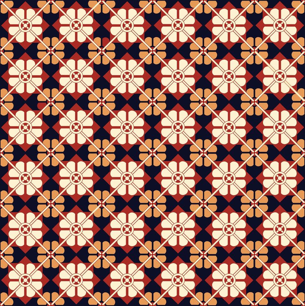 abstrakt sömlösa mönster. blommig prydnad. konstnärlig geometrisk bakgrund i arabisk orientstil med arabiska, turkiska, indiska motiv. perfekt för tyg och textil, tapetbakgrundsdesign vektor