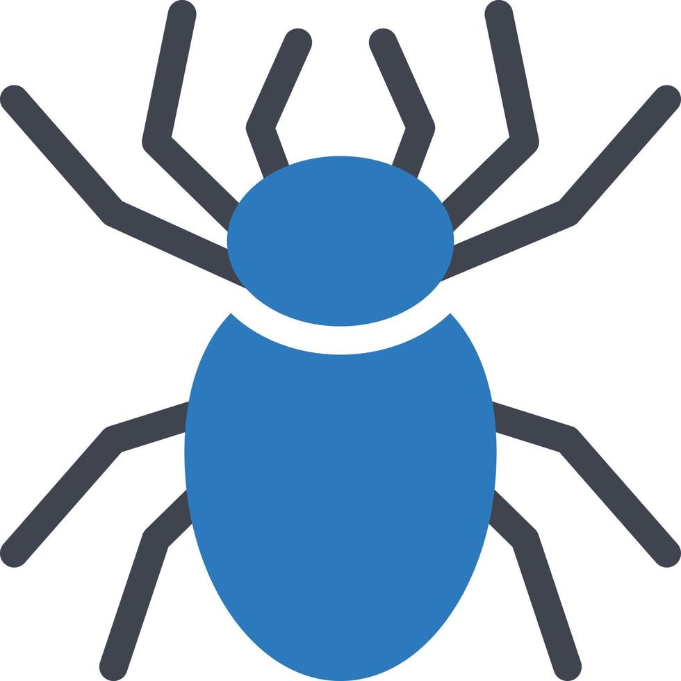 Spinnenvektorillustration auf einem Hintergrund. Premium-Qualitätssymbole. Vektorsymbole für Konzept und Grafikdesign. vektor