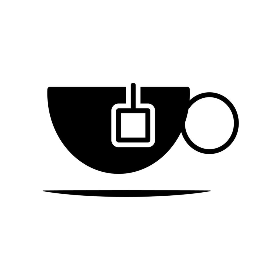 Abbildung Vektorgrafik der Tasse Tee-Symbol vektor