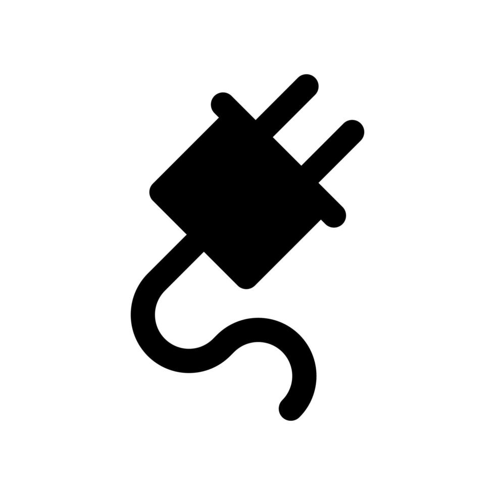 Abbildung Vektorgrafik Plug-in-Symbol vektor