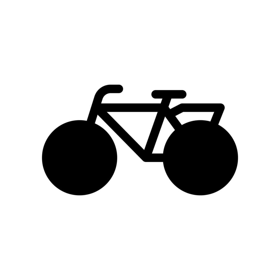 Abbildung Vektorgrafik Fahrrad-Symbol vektor