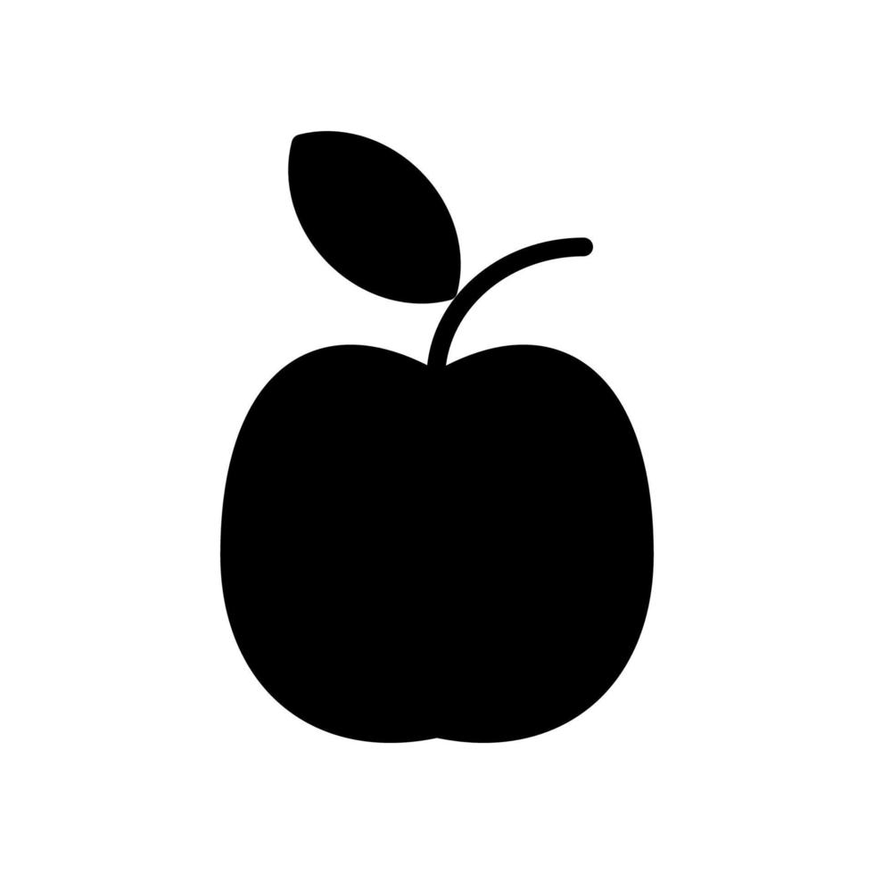 illustration vektorgrafik av apple-ikonen vektor