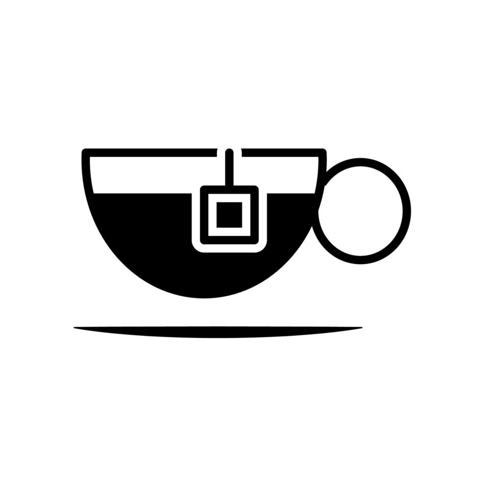 Abbildung Vektorgrafik der Tasse Tee-Symbol vektor
