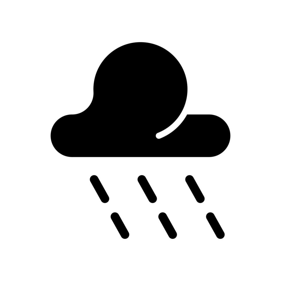 illustration vektorgrafik av regn ikon vektor