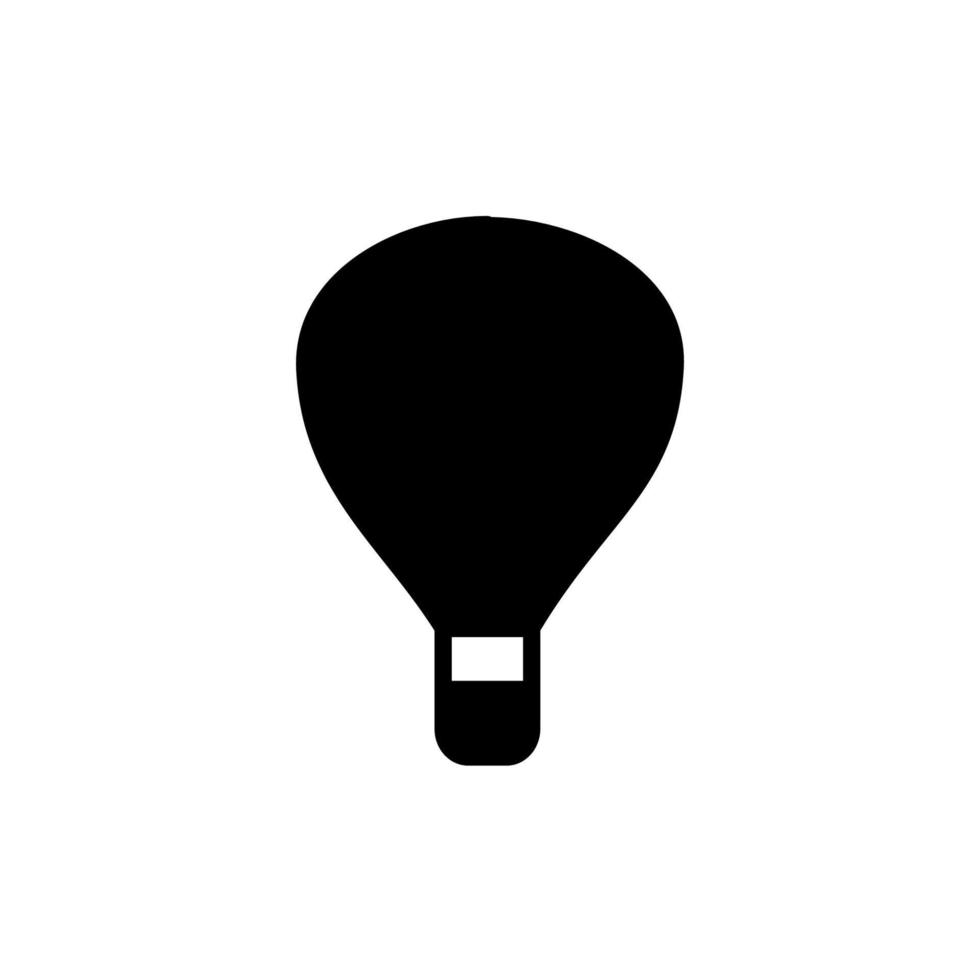 Abbildung Vektorgrafik des Heißluftballon-Symbols vektor