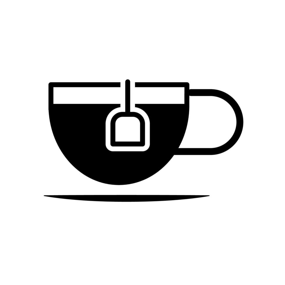 Abbildung Vektorgrafik der Tasse Tee-Symbol vektor