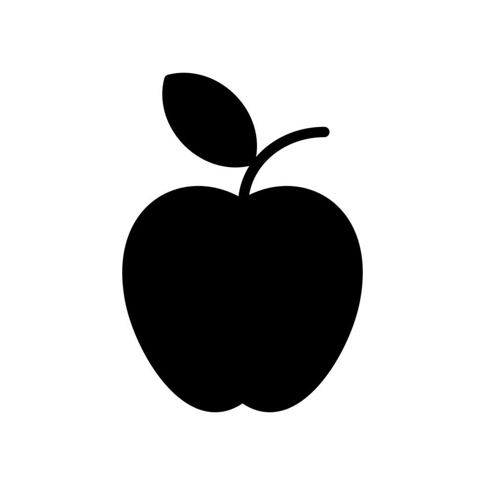 illustration vektorgrafik av apple-ikonen vektor