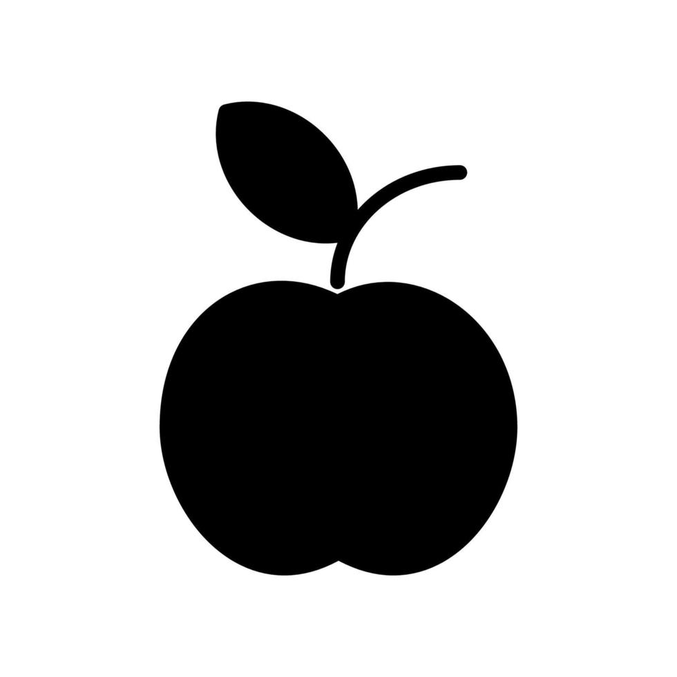 illustration vektorgrafik av apple-ikonen vektor