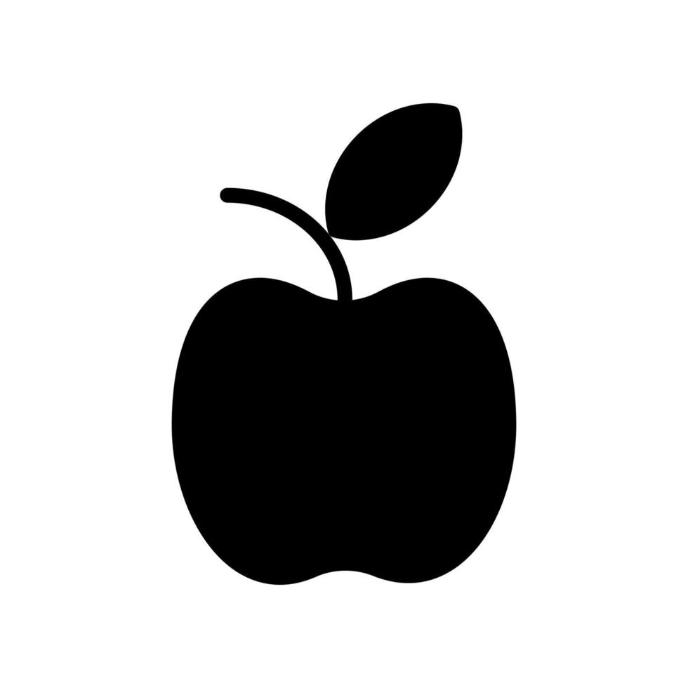 illustration vektorgrafik av apple-ikonen vektor