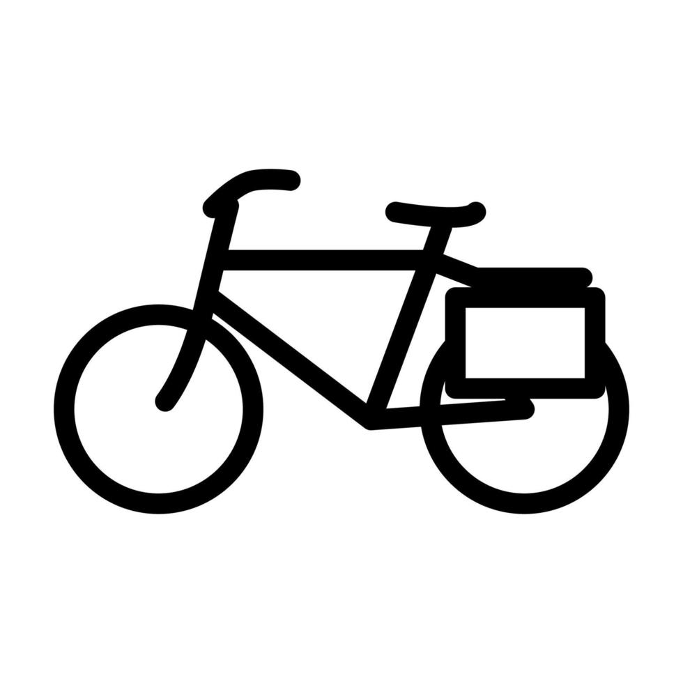 Abbildung Vektorgrafik Fahrrad-Symbol vektor