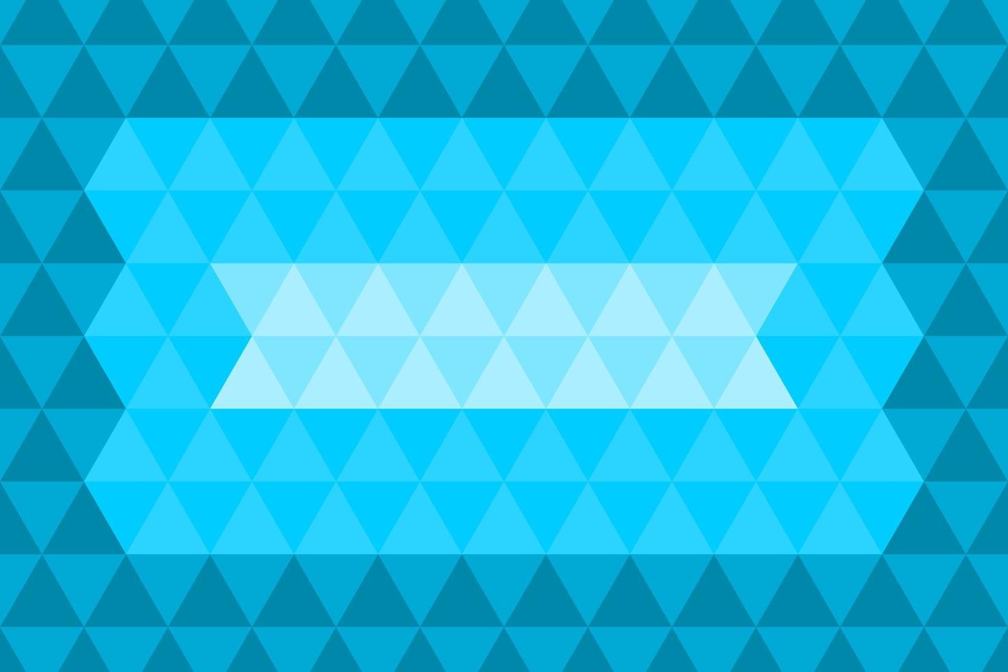 triangelbakgrund med fin blå diamantform vektor