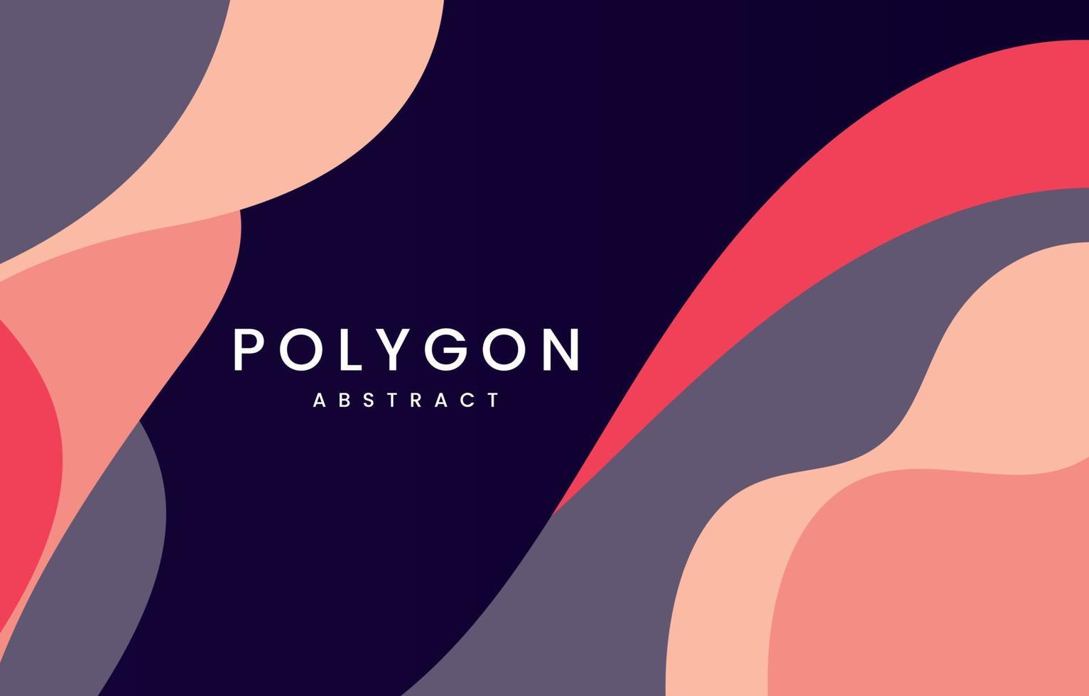 das polygon abstrakte polygonale geometrische muster mit dreieck und kreisen hintergrunddesign, vektor und illustration