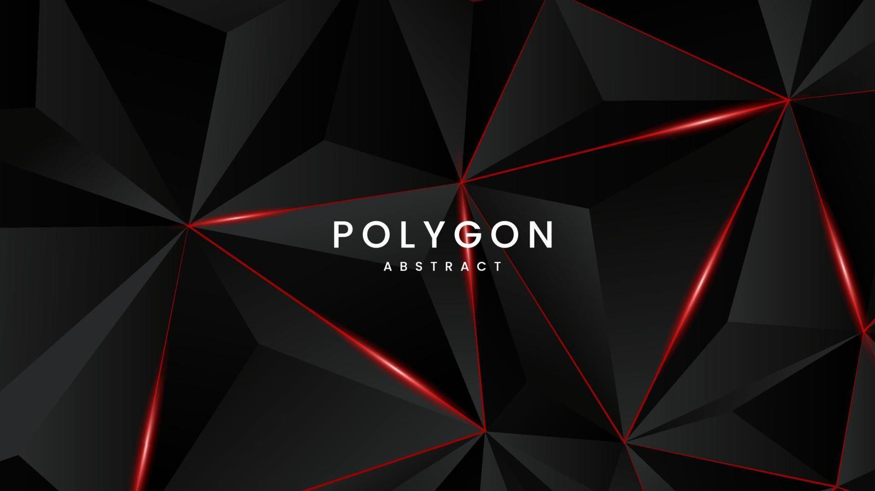 das polygon abstrakte polygonale geometrische muster mit dreieck und kreisen hintergrunddesign, vektor und illustration