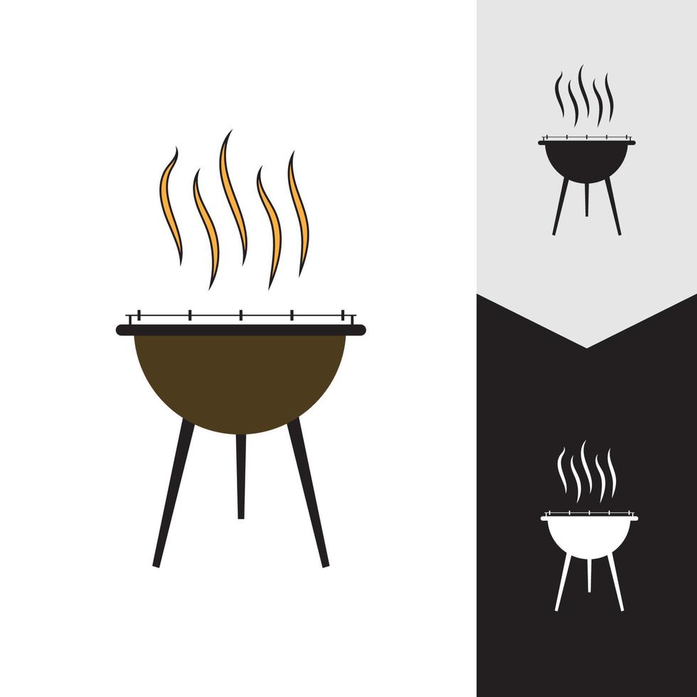 Grill-Symbol-Vektor-Illustration vektor