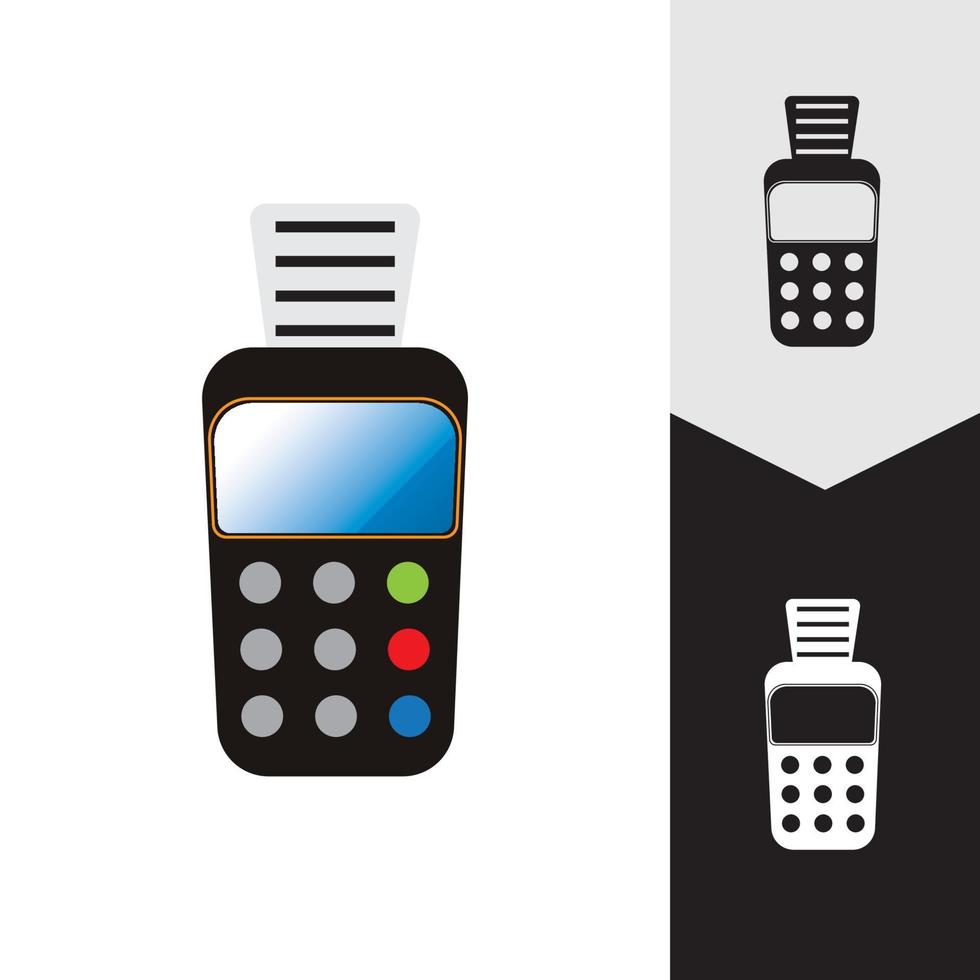 kreditkortsmaskin. bankomat för pengar. betalning terminal illustration vektor