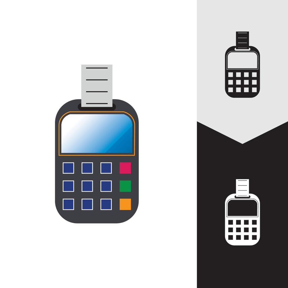 kreditkortsmaskin. bankomat för pengar. betalning terminal illustration vektor