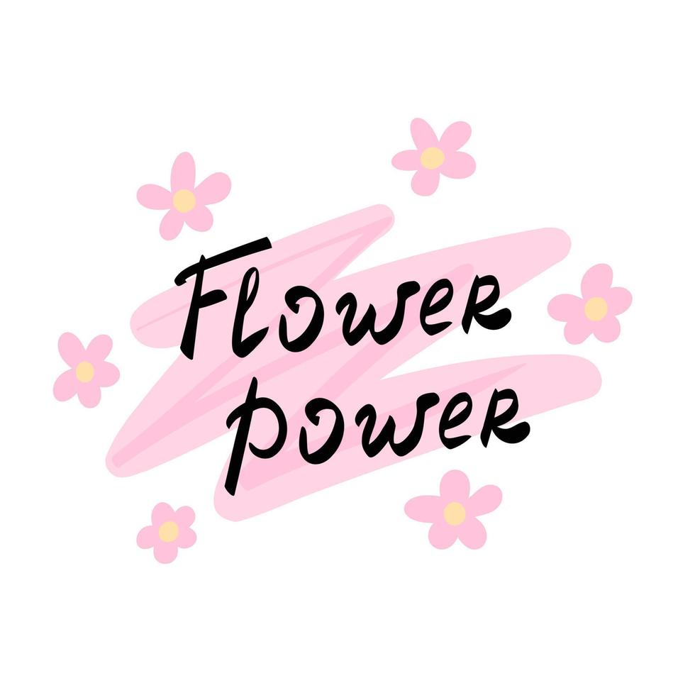 Flower power. hippie. illustration för tryck, bakgrunder, omslag, förpackningar, gratulationskort, affischer, klistermärken, textil och säsongsdesign. isolerad på vit bakgrund. vektor