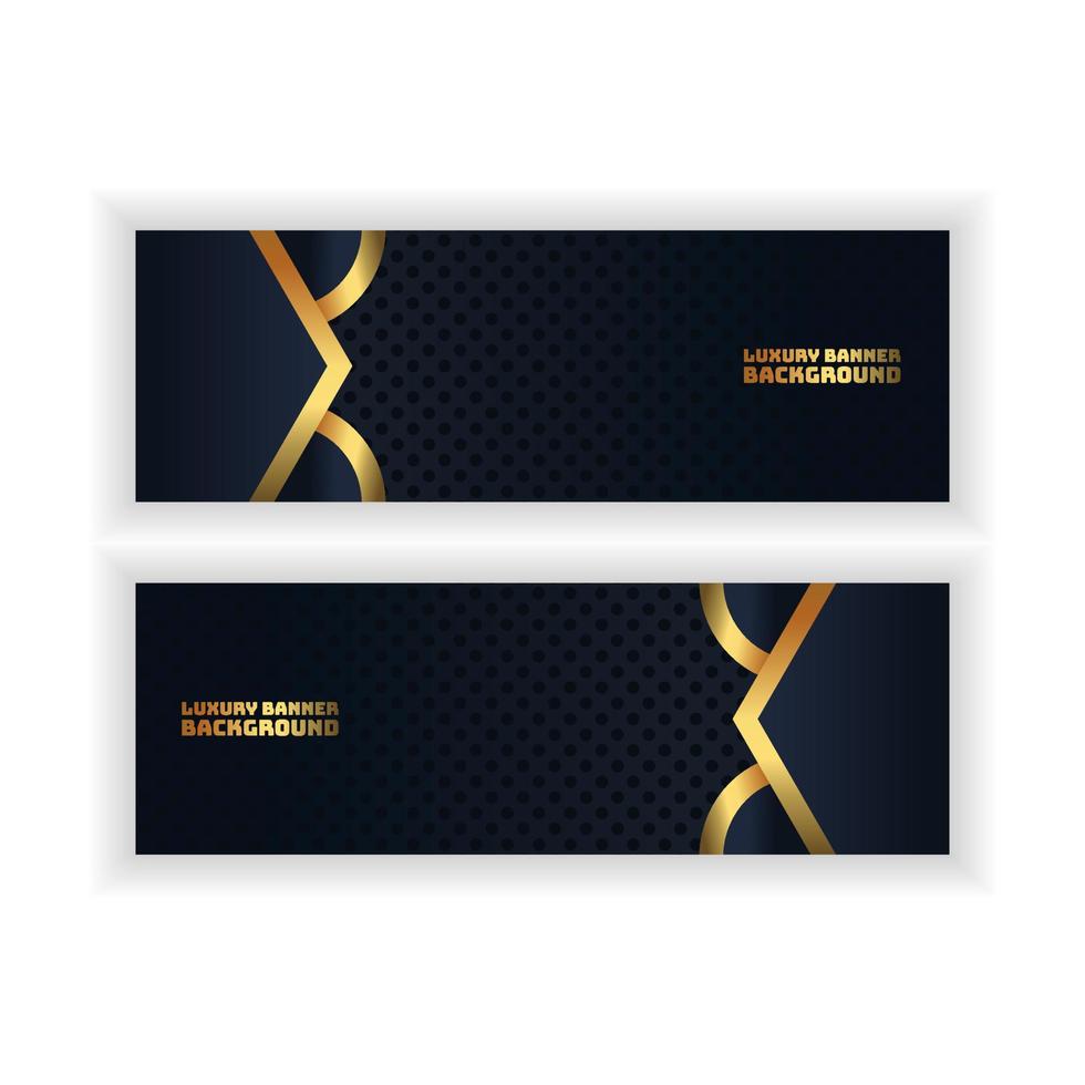 luxus hintergrundlicht mit abstrakter farbe moderne technologie banner gold vektor