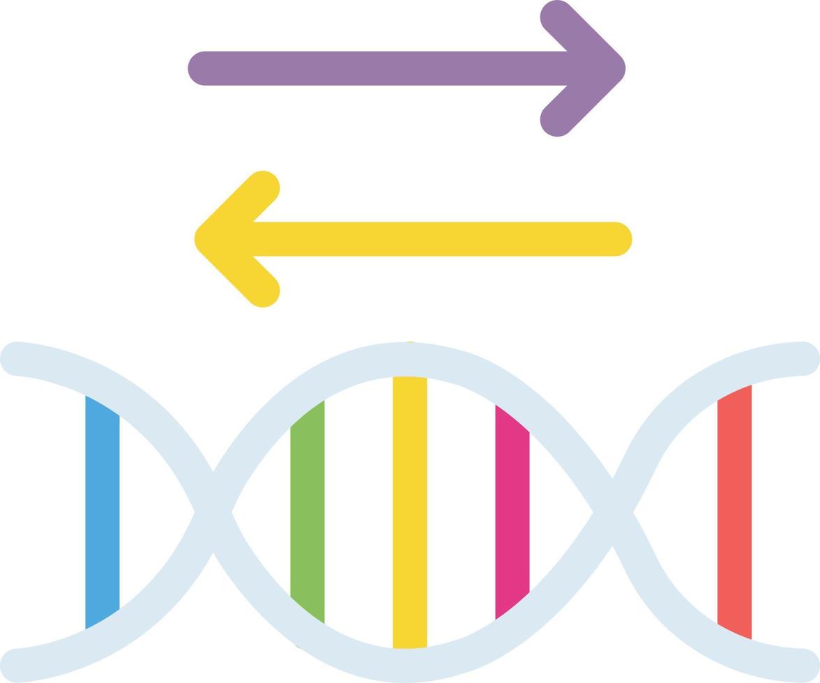 dna överföring vektor illustration på en bakgrund. premium kvalitet symbols.vector ikoner för koncept och grafisk design.