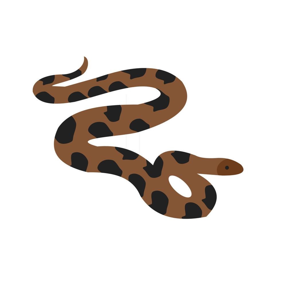Symbol für Schlangenlinie für Haustiere vektor