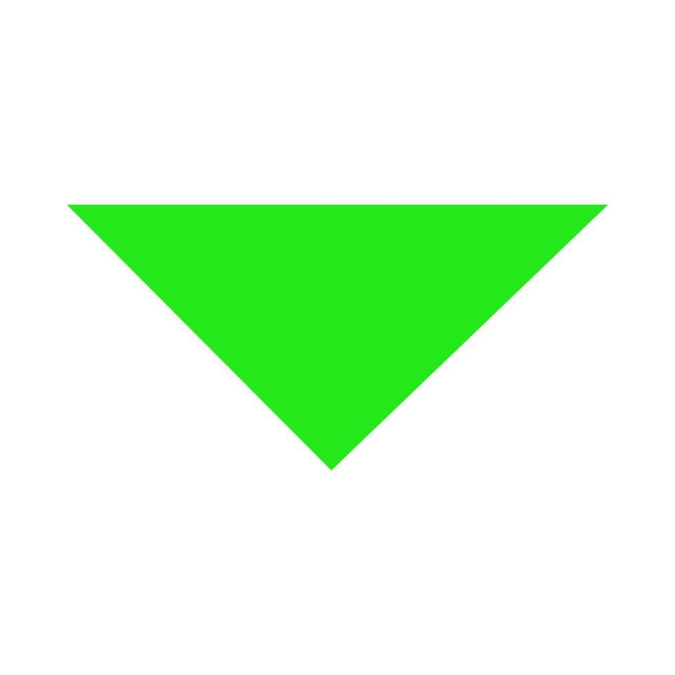 Pfeil auf weißem Hintergrund dargestellt vektor