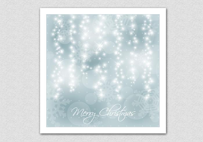 Sparkling Bokeh Christmas Vector Background