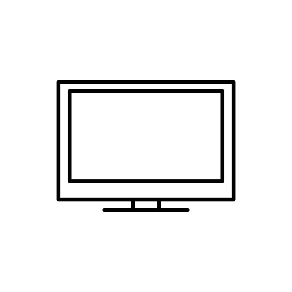 Monitor-Icon-Vektor für Website-Symboldarstellung vektor