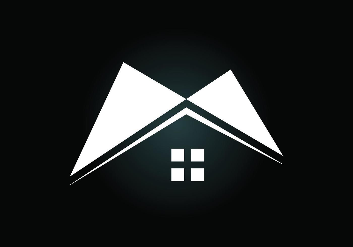 fastighets logotyp, hus logotyp, hem logotyp tecken symbol vektor