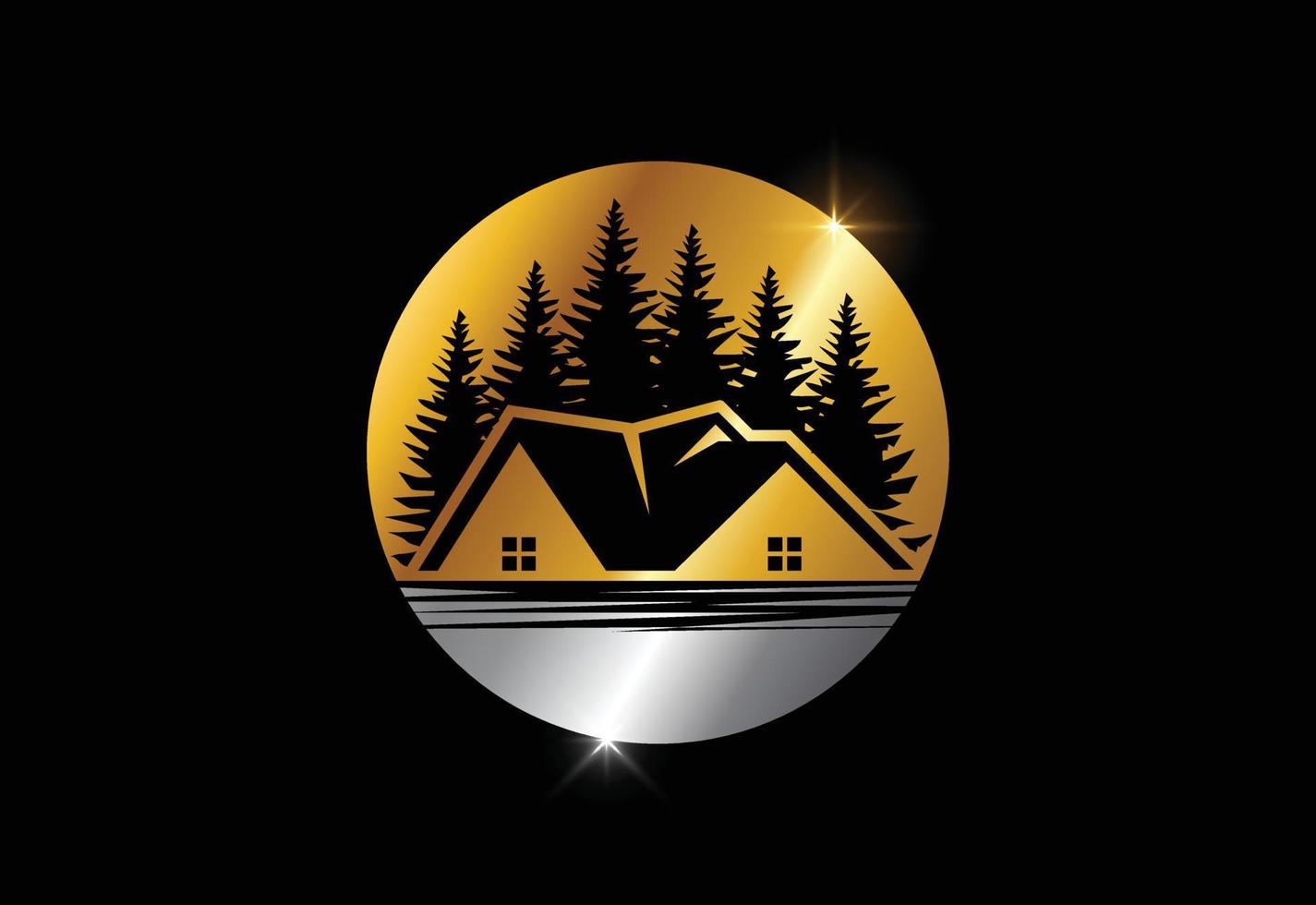 immobilienlogo, hauslogo, hauslogozeichensymbol vektor