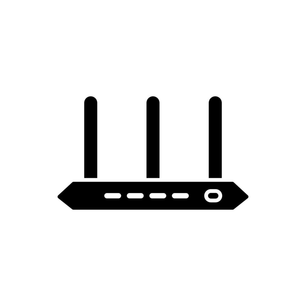 Abbildung Vektorgrafik des Router-Symbols vektor