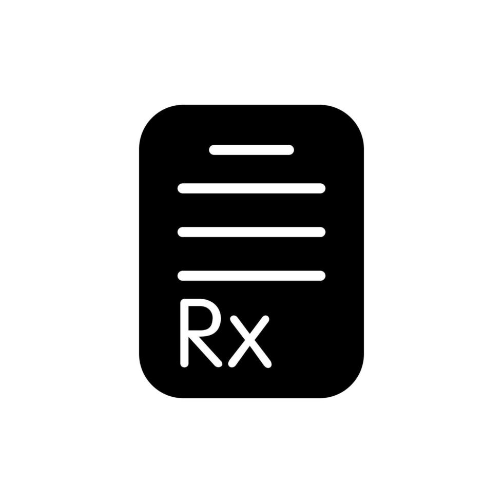 Abbildung Vektorgrafik des RX-Symbols vektor