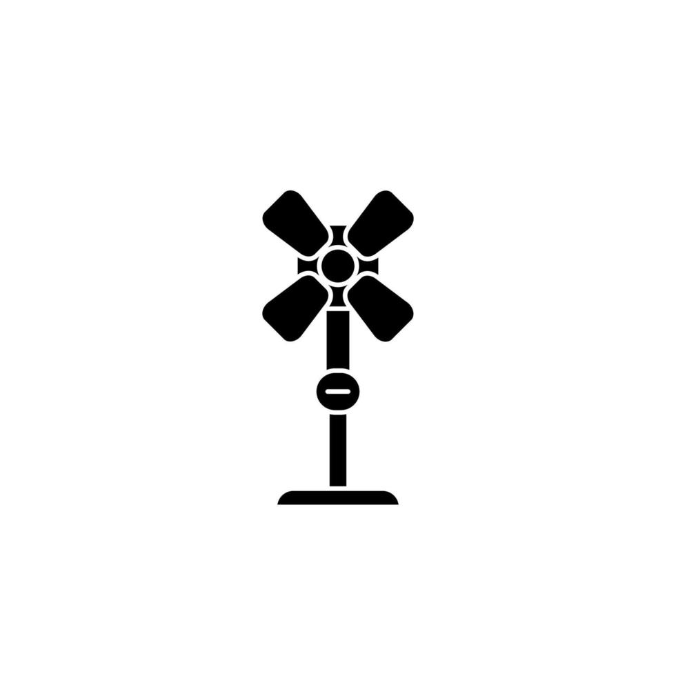 Abbildung Vektorgrafik Stand-Fan-Symbol vektor