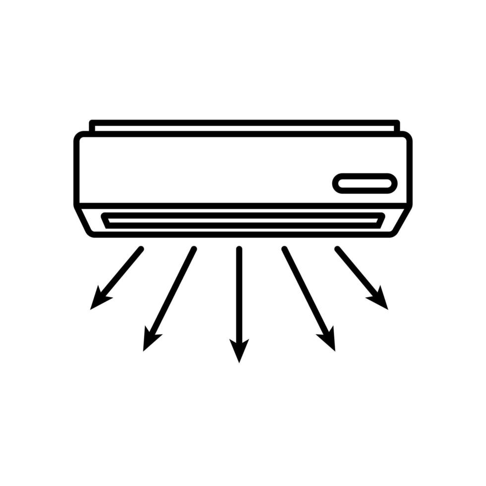 illustration vektorgrafik av luftkonditionering ikon mall vektor
