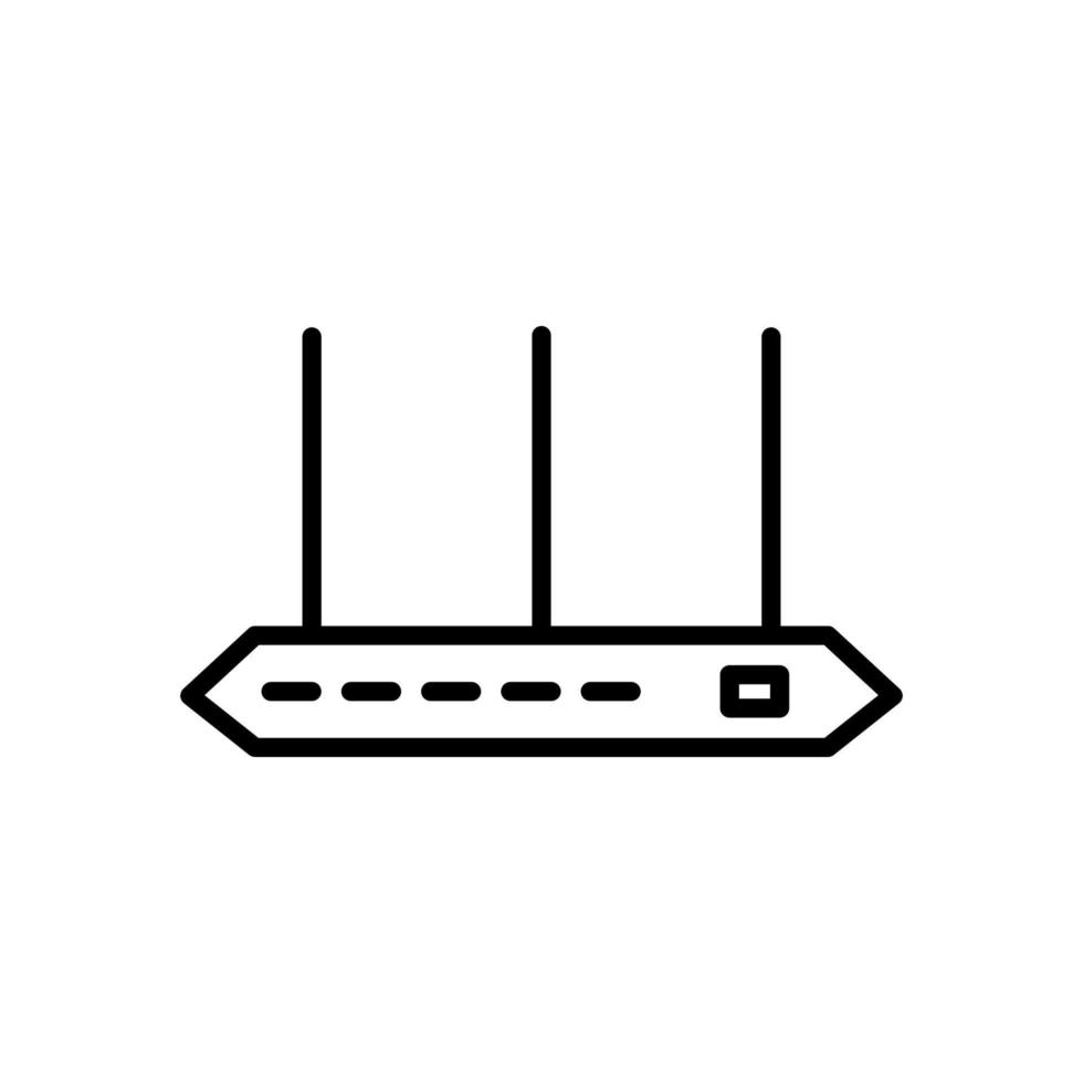 Abbildung Vektorgrafik des Router-Symbols vektor