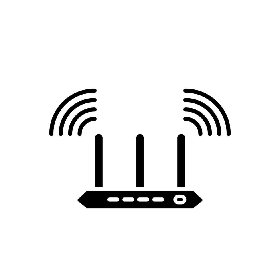 Abbildung Vektorgrafik des Router-Symbols vektor