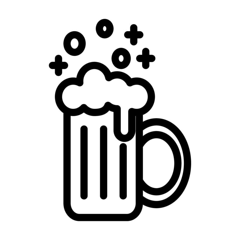 Abbildung Vektorgrafik Bier-Symbol vektor