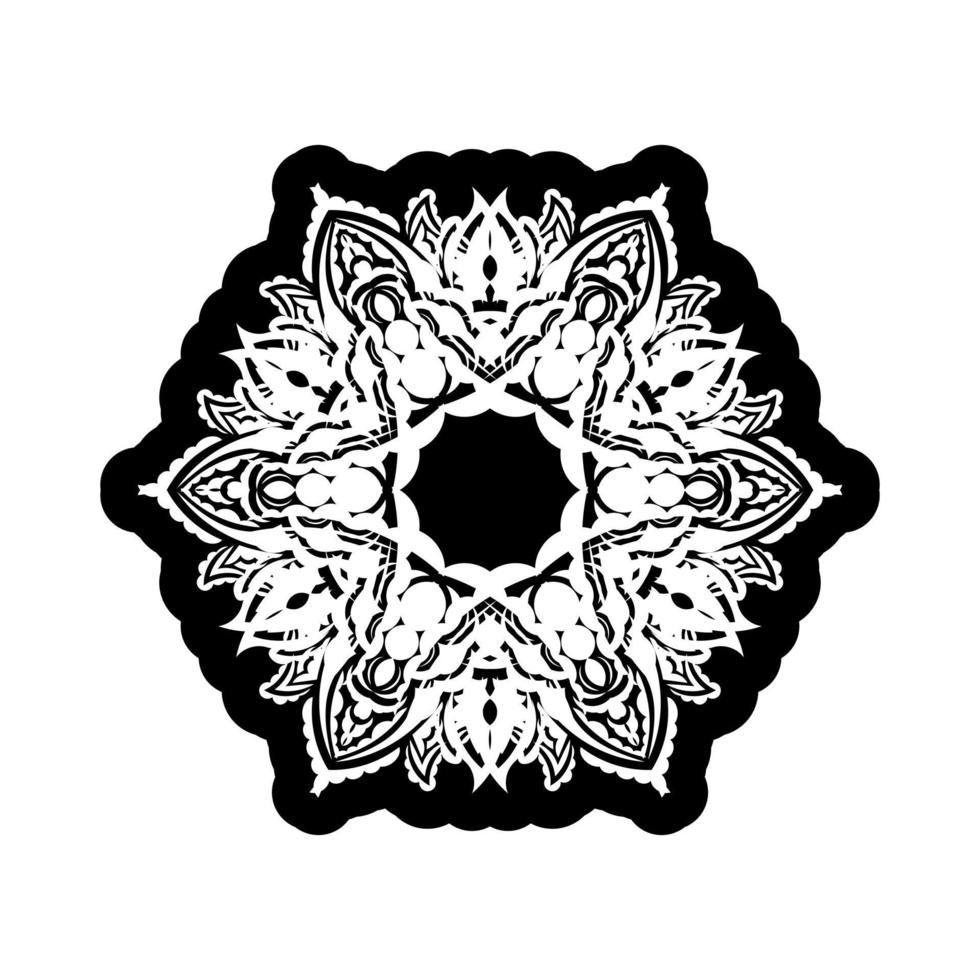 Mandala-Ornamente in Form einer Blume. gut für logos, drucke und karten. Vektor-Illustration vektor