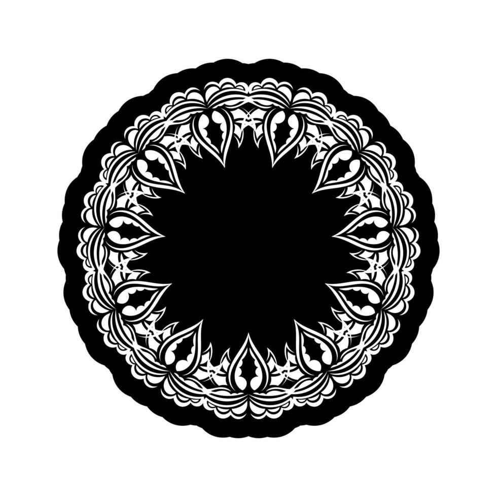 Mandala-Ornamente in Form einer Blume. gut für Speisekarten, Drucke und Postkarten. Vektor-Illustration vektor