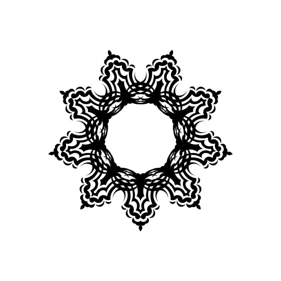 mandala. etniska dekorativa element. handritad bakgrund. islam, arabiska, indiska, ottomanska motiv. vektor