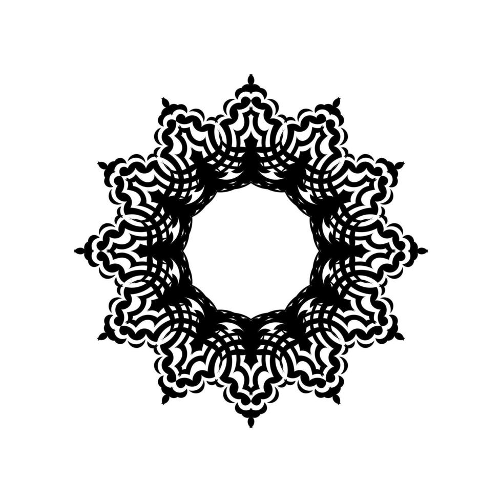 Mandala. ethnische dekorative Elemente. hand gezeichneter hintergrund. islam, arabisch, indisch, osmanische motive. vektor