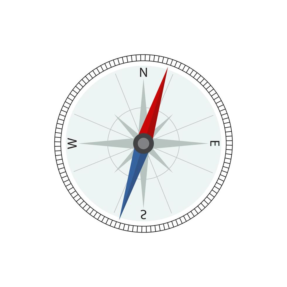 Kompass Windrose handgezeichnetes Vektordesign-Element vektor
