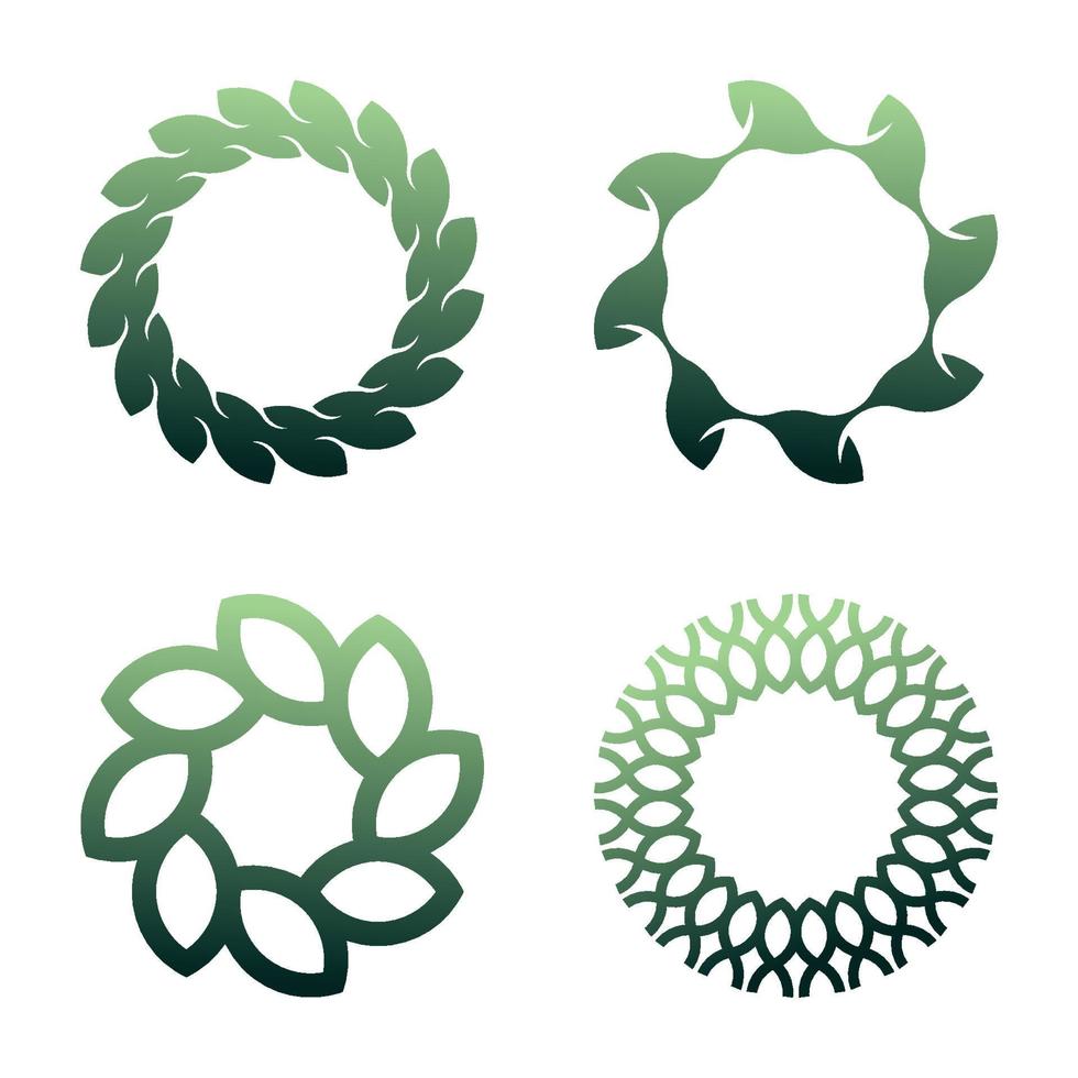 Logo-Vorlage für Kreisform-Illustration vektor